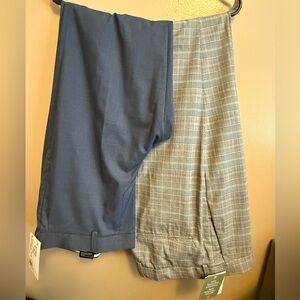 Blue and Plaid Pants Set (H& M)